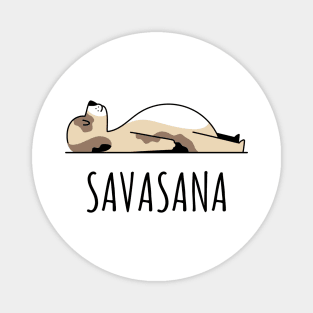 Yoga Dog Lover Savasana Sleeping Namaste Puppy Doggy Doga Magnet